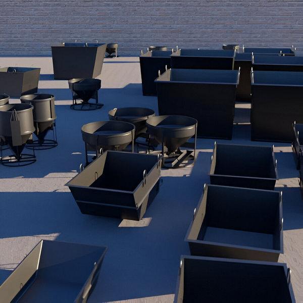 Бадья для бетона БП-2,0 1850х1100х3700